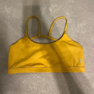 BuffBunny dark yellow sports bra